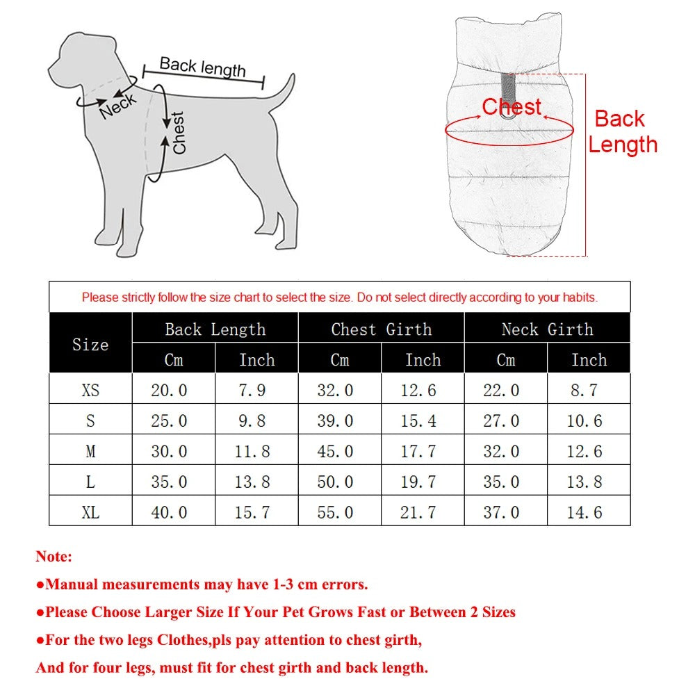 CozyShield™ Waterproof Winter Pet Jacket